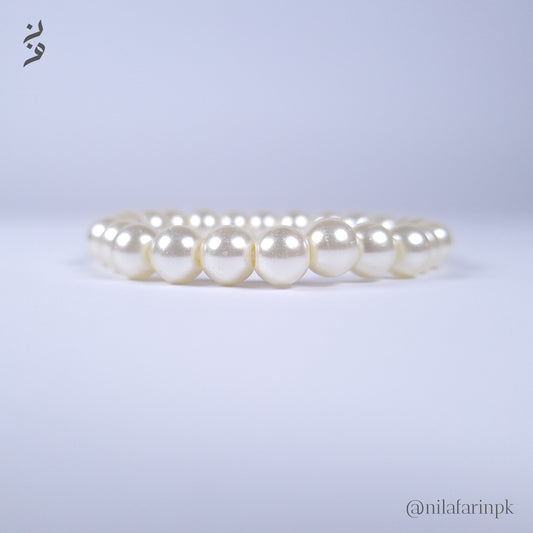 Classic Faux Pearl Stretch Bracelet
