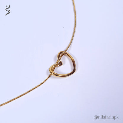 Complete 3 pc Minimalist Open Heart Jewelry Set