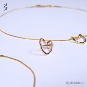 Complete 3 pc Minimalist Open Heart Jewelry Set