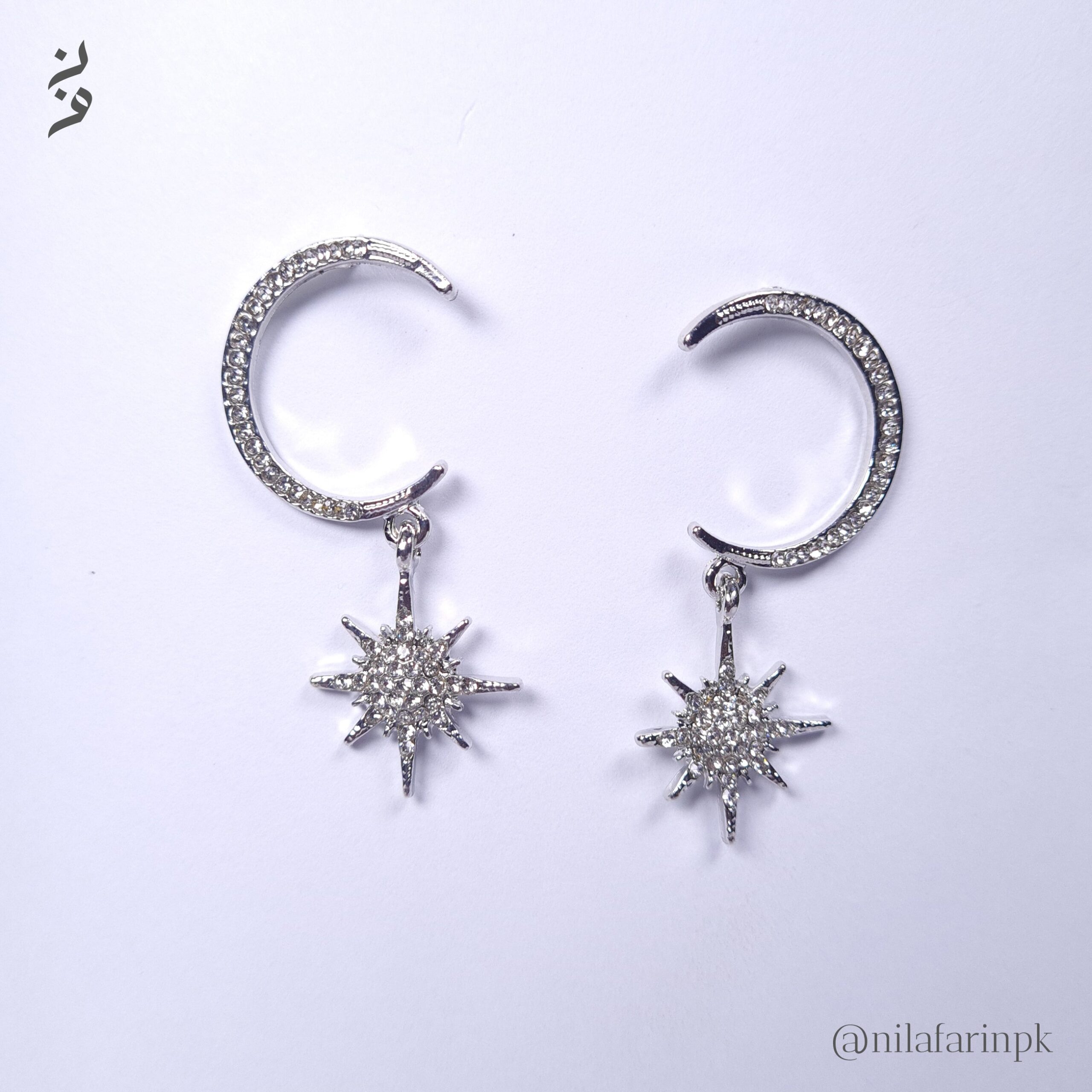Crescent Moon and Starburst Earrings| NEW ARRIVAL|