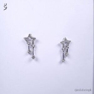 Silver Star Drop studs| New Arrival| Women Jewelry|
